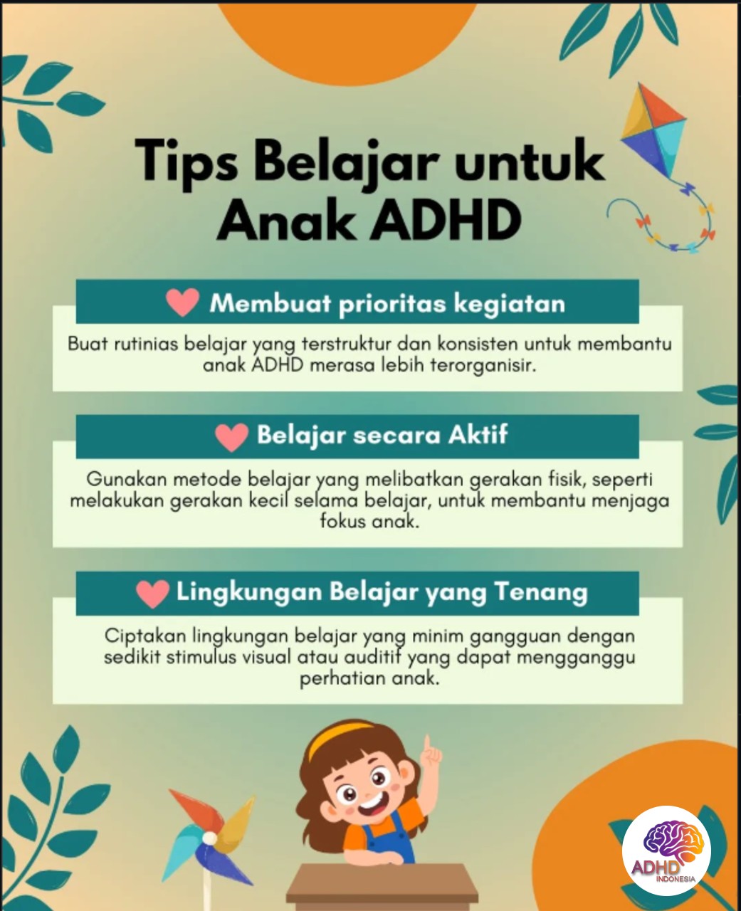 Strategi Belajar yang Cocok untuk Anak ADHD di Kabupaten Tanah Datar